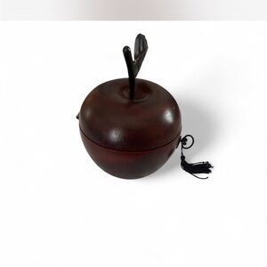 Elegant Brown Apple-Shaped Decorative Box